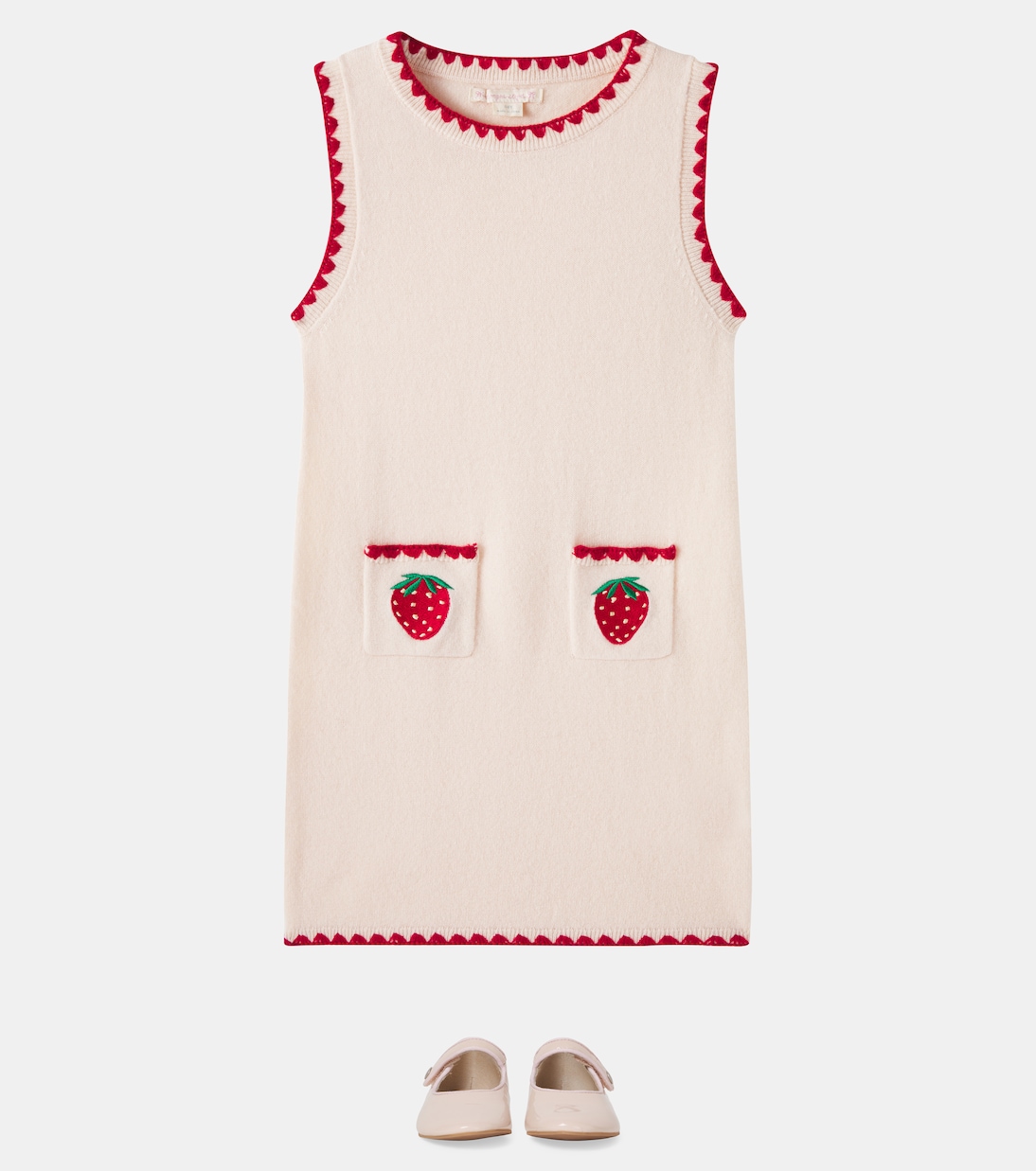 Abito Collette in lana con ricamo | Konges Sløjd