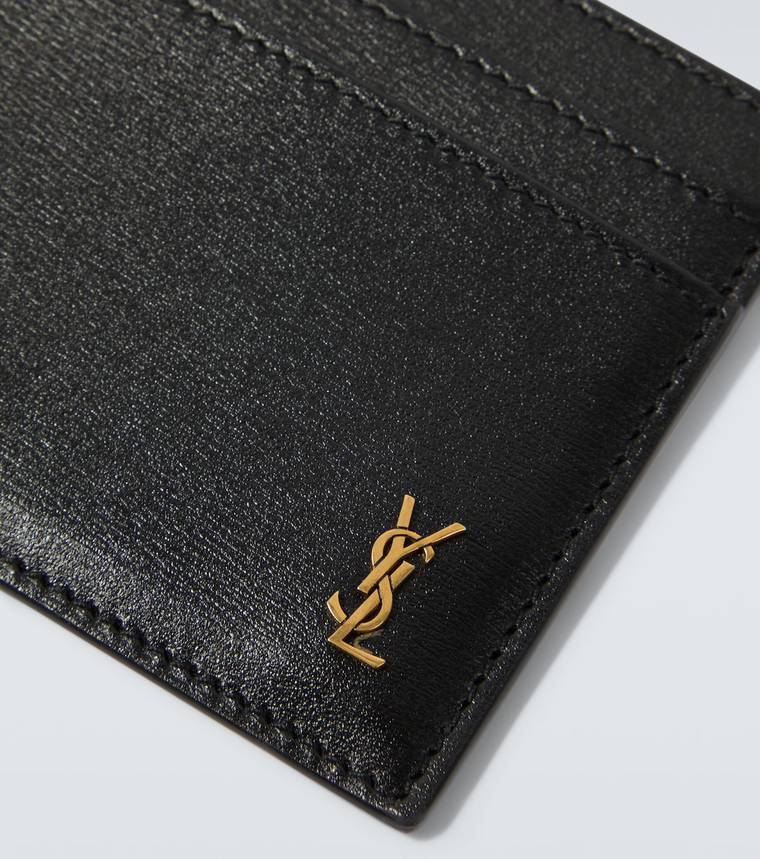 Cassandre leather card case | Saint Laurent