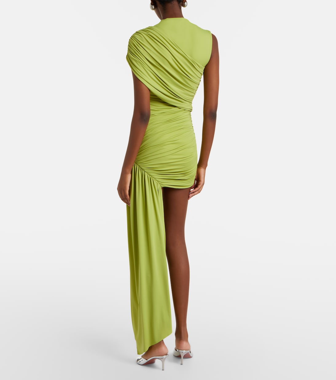 Ravenna draped jersey minidress | De La Vali