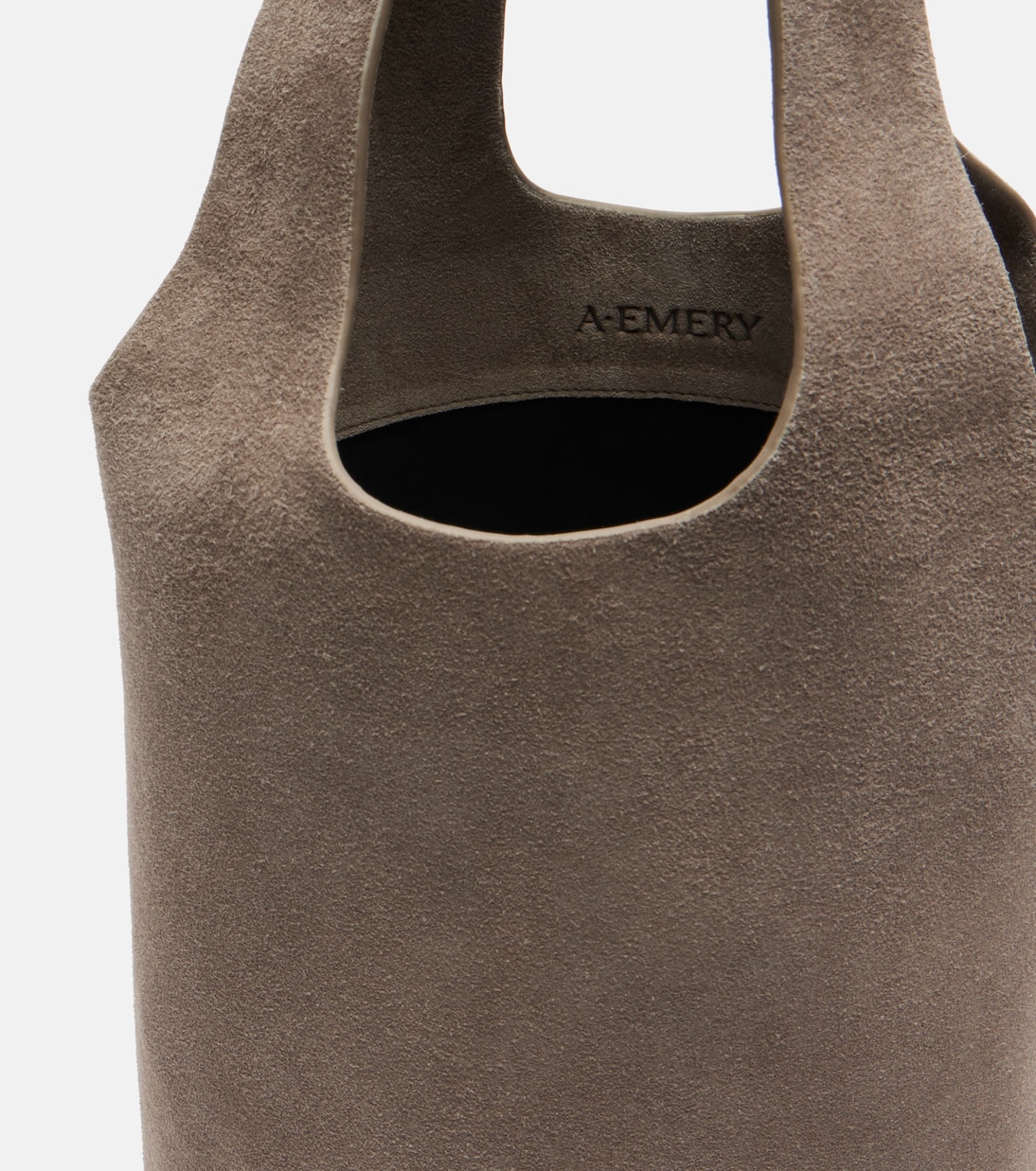 Wren Medium suede bucket bag | A.Emery