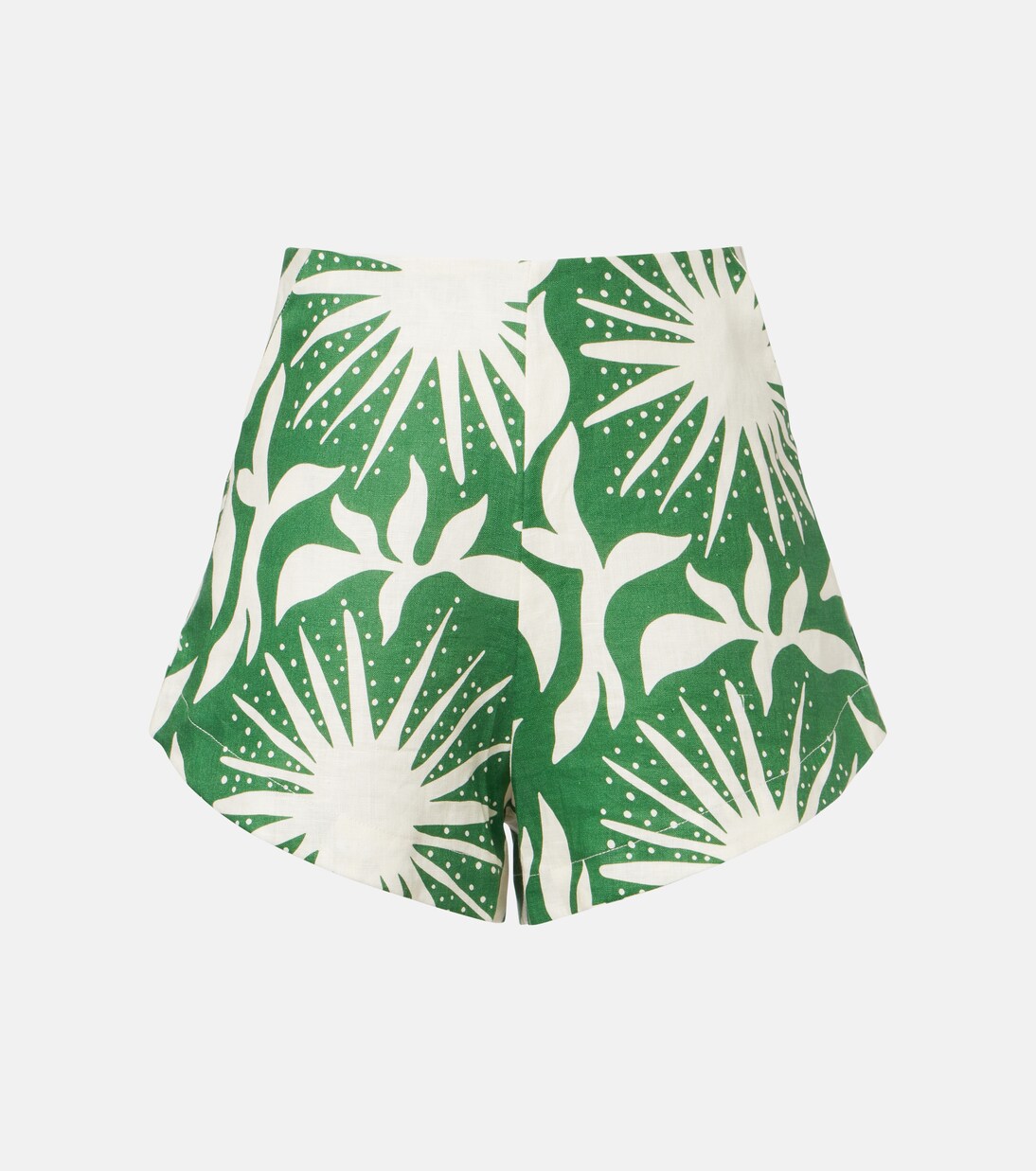 Bahamas printed linen shorts | Cala de la Cruz