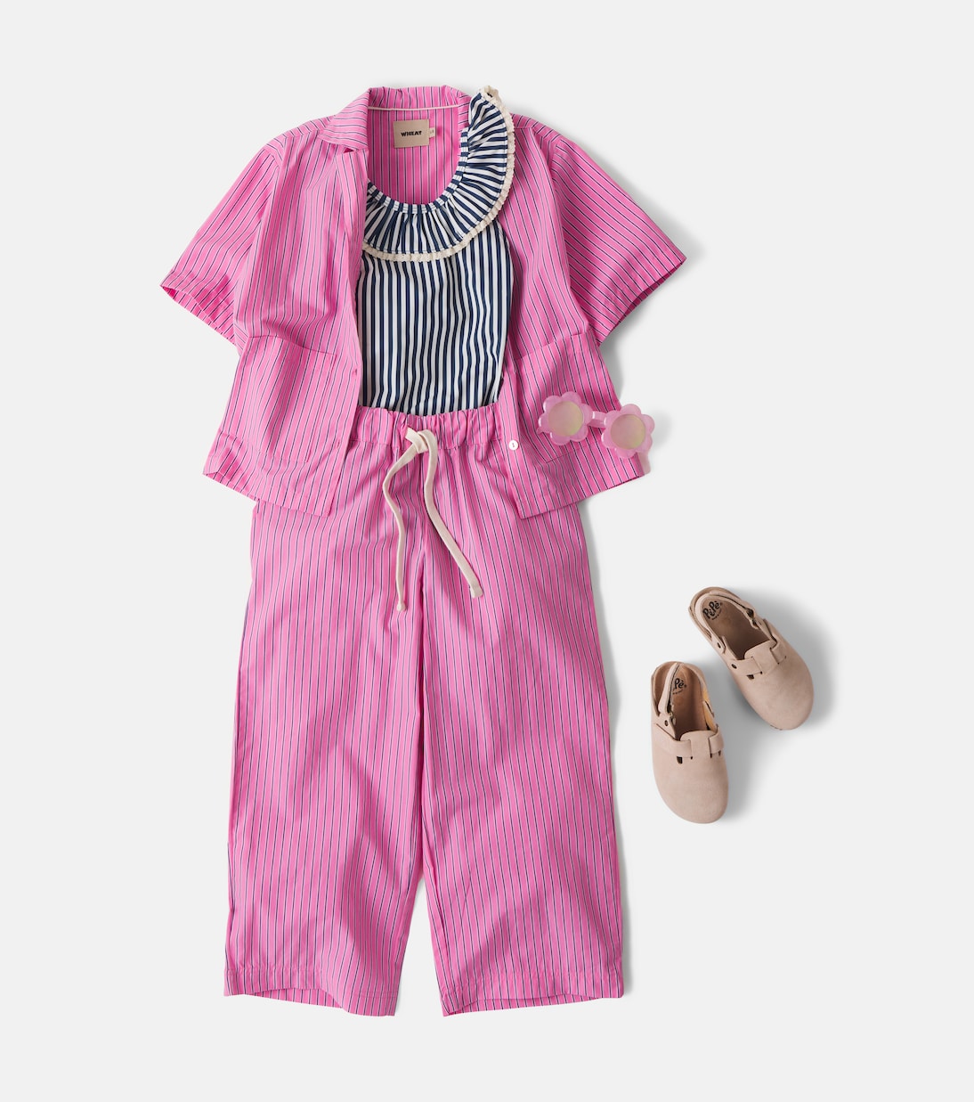 Set aus Hemd Vilma und Hose Sasha | Wheat