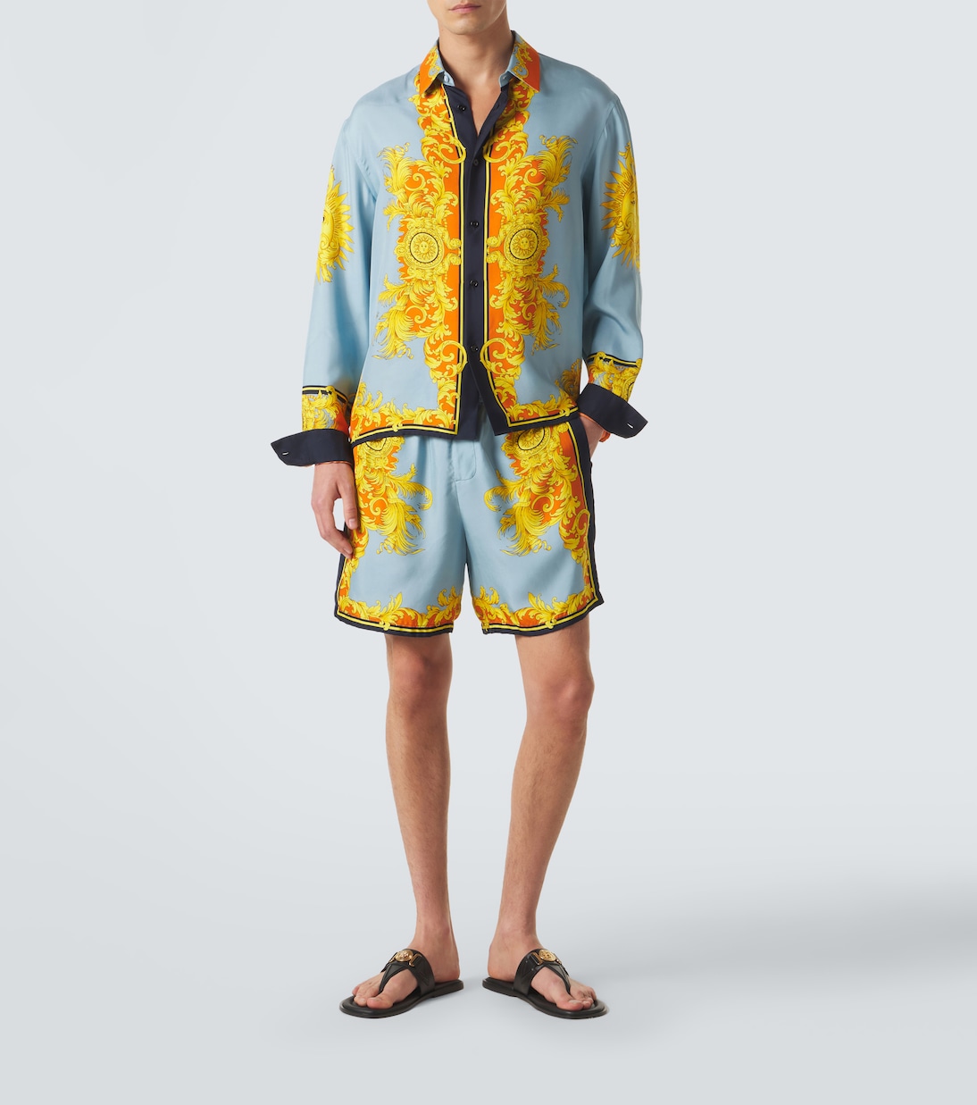 Printed silk shirt | Versace