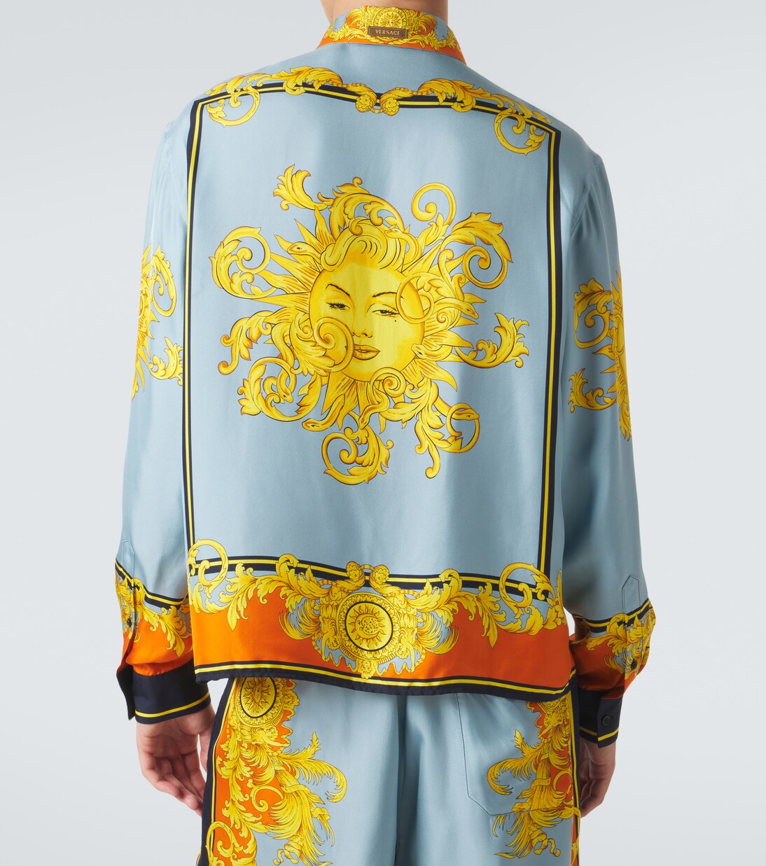 Printed silk shirt | Versace