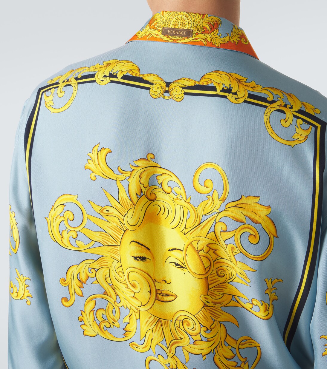 Printed silk shirt | Versace