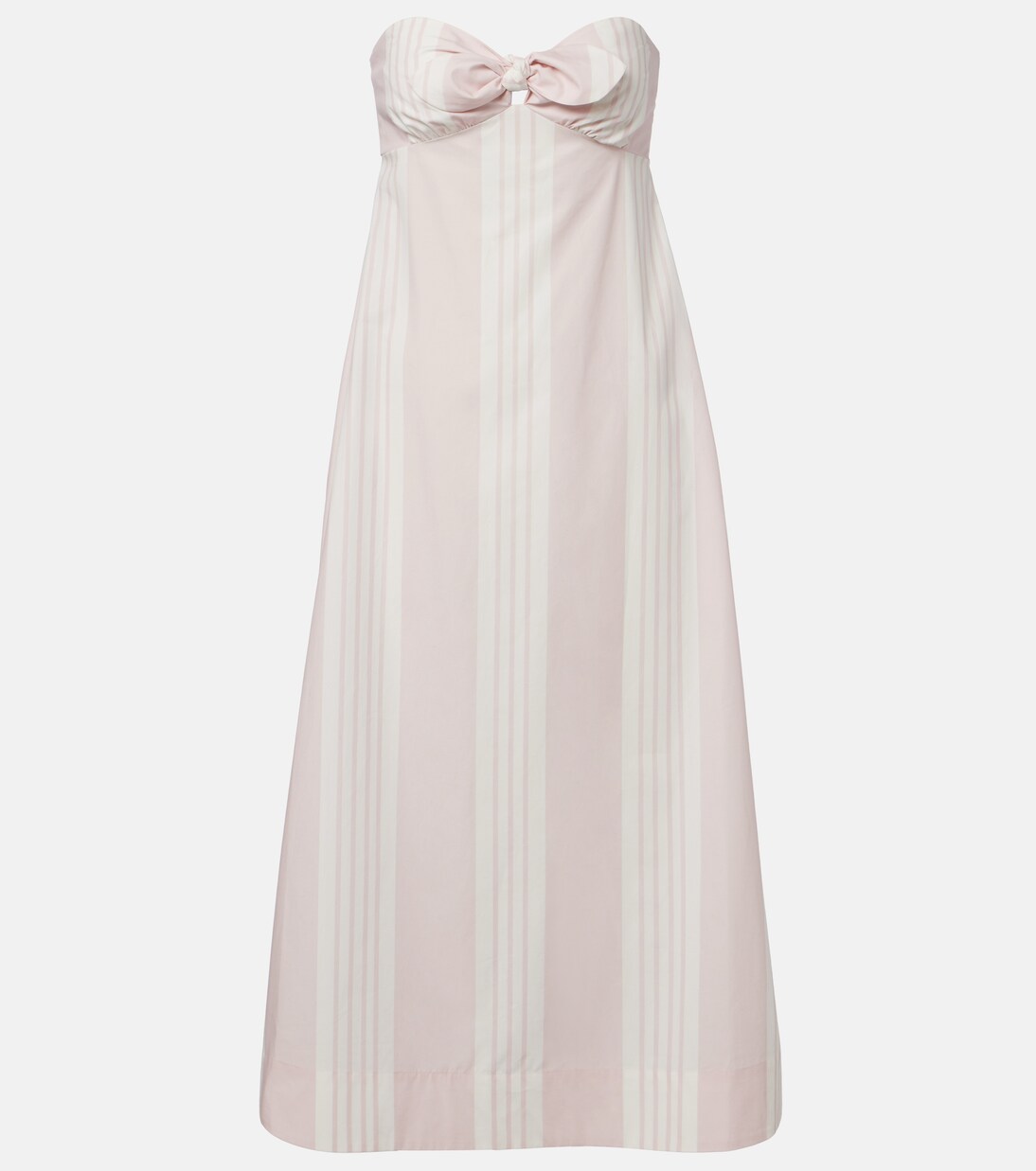 Rosie striped cotton midi dress | Posse