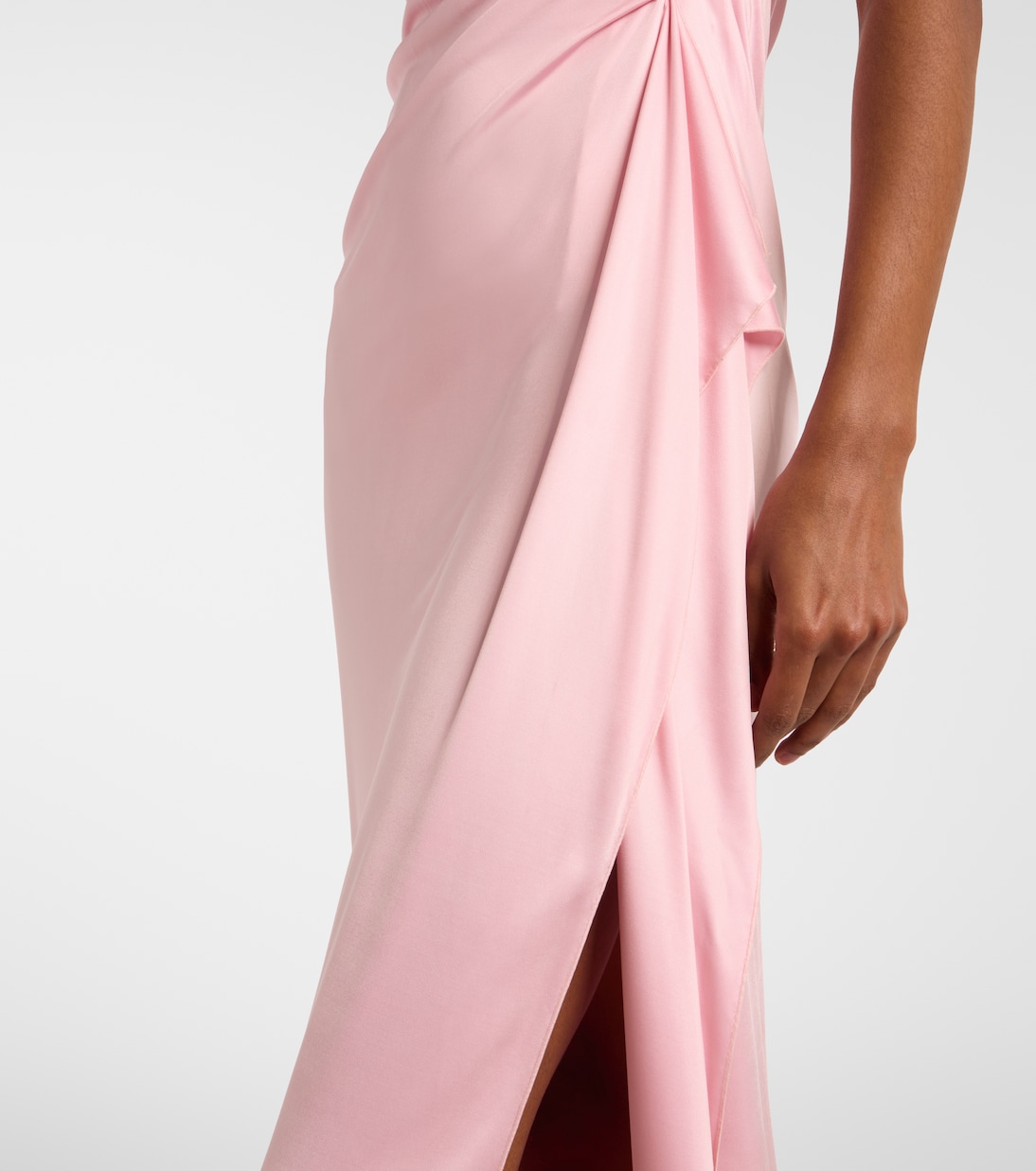 Medusa gathered jersey gown  | Versace