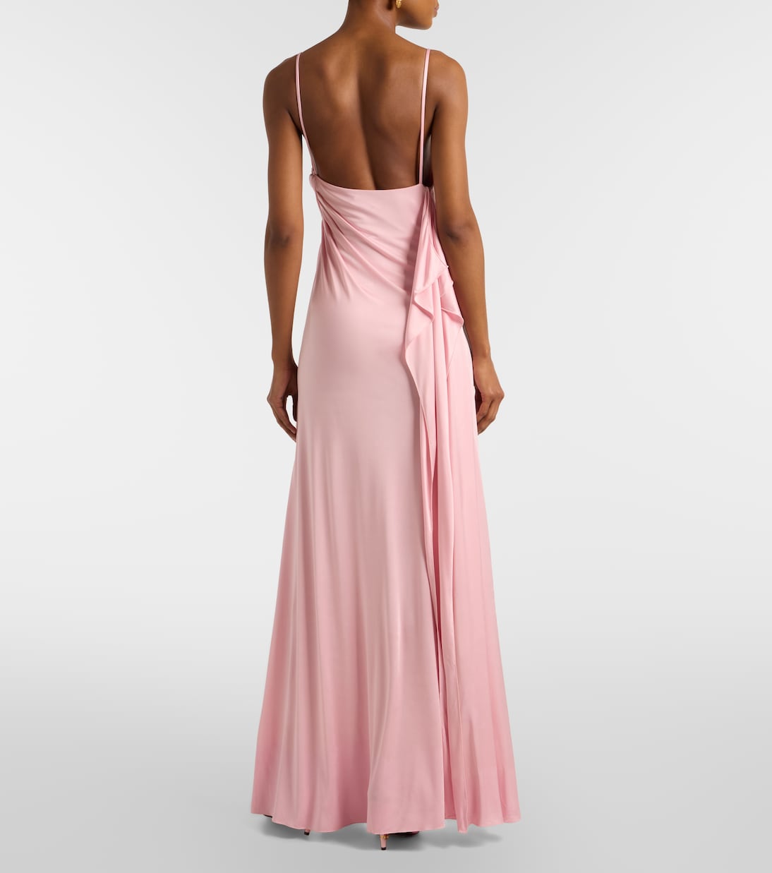 Medusa gathered jersey gown  | Versace