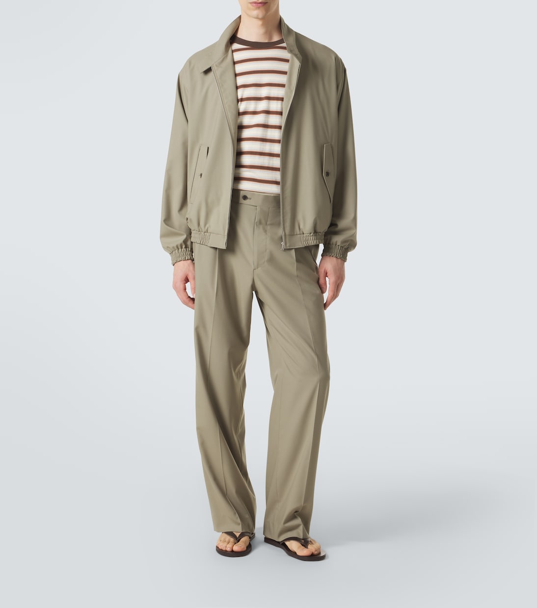 Wool wide-leg pants | Auralee