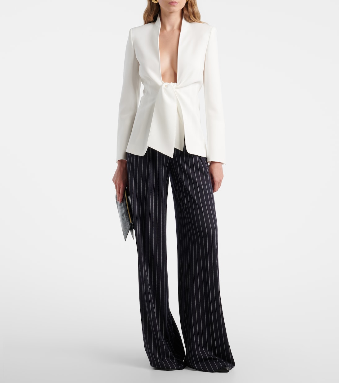 Plissierte Hose mit weitem Bein | Max Mara
