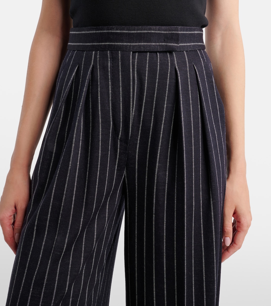 Plissierte Hose mit weitem Bein | Max Mara
