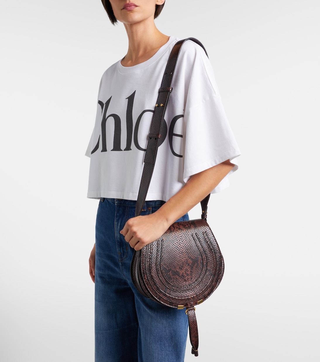 Schultertasche Marcie Small aus Leder | Chloé