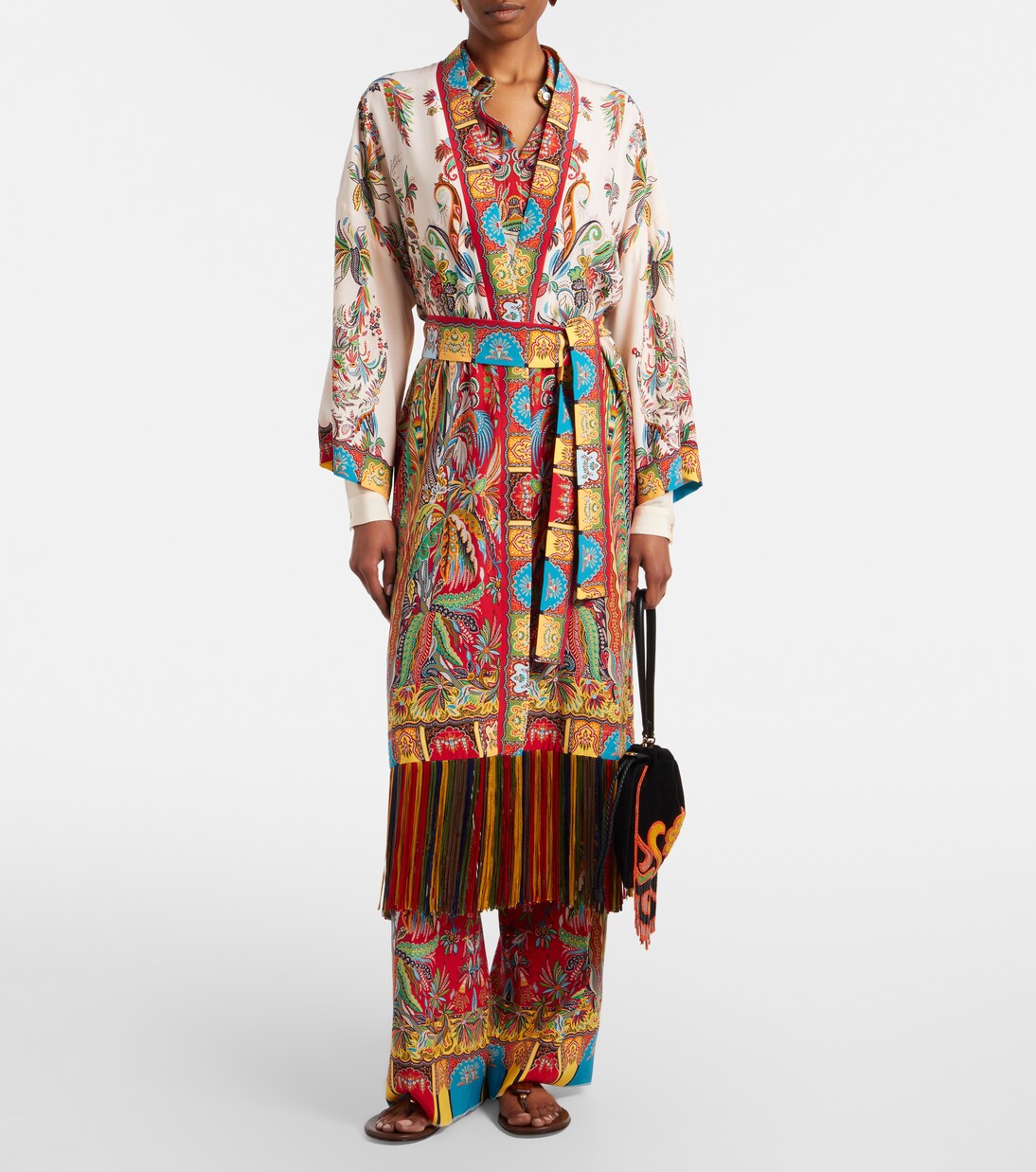 Paisley silk kaftan | Etro