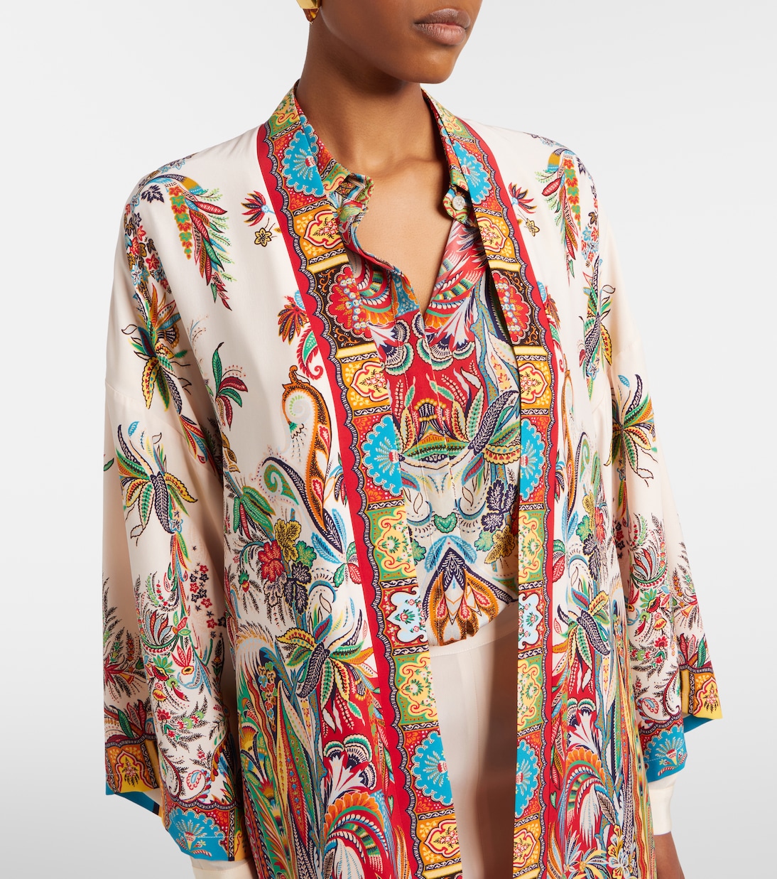Paisley silk kaftan | Etro