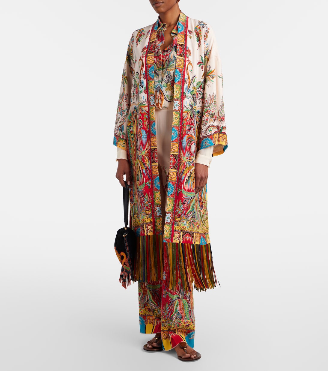 Paisley silk kaftan | Etro