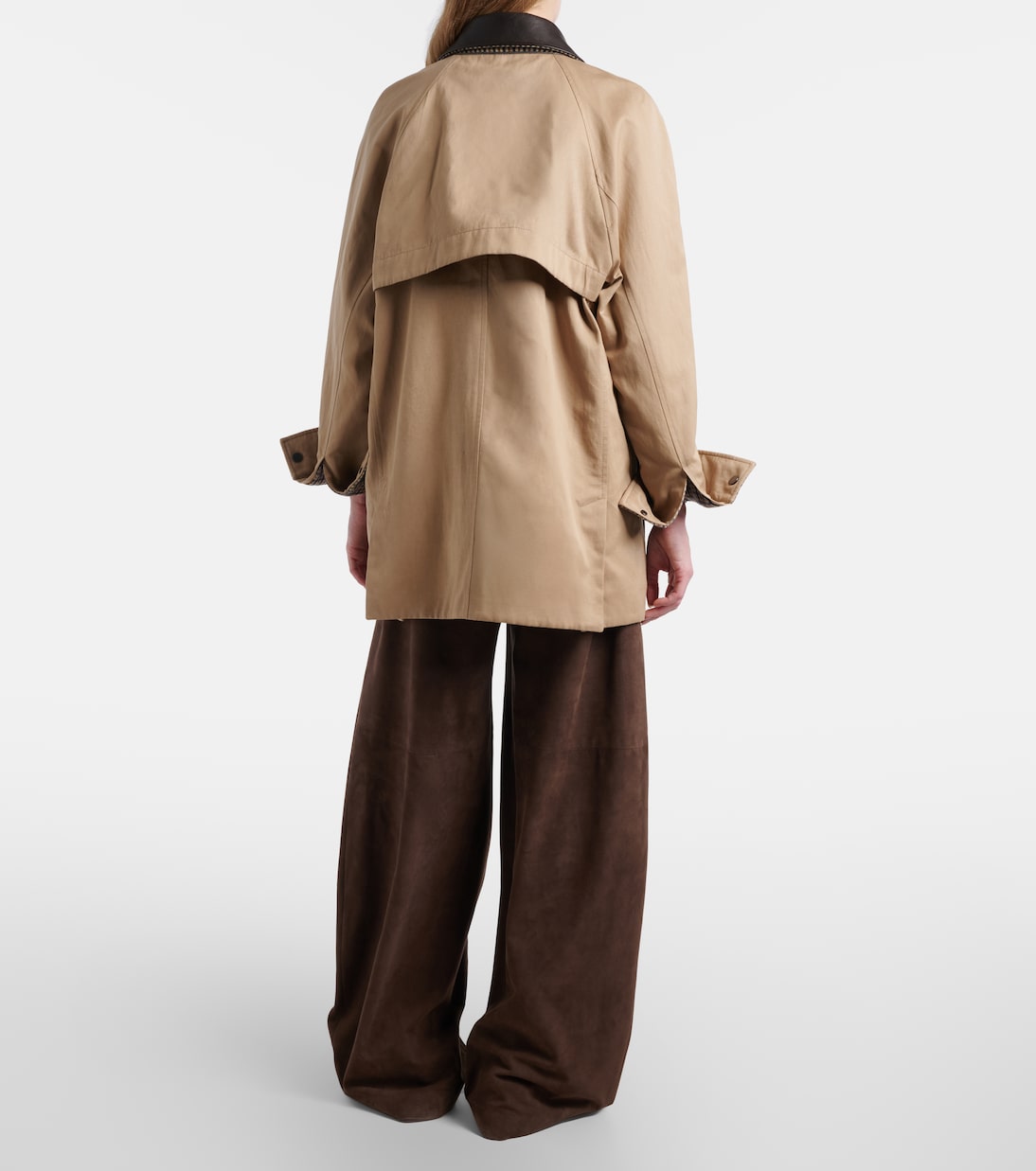 Pantalones anchos de ante | Brunello Cucinelli