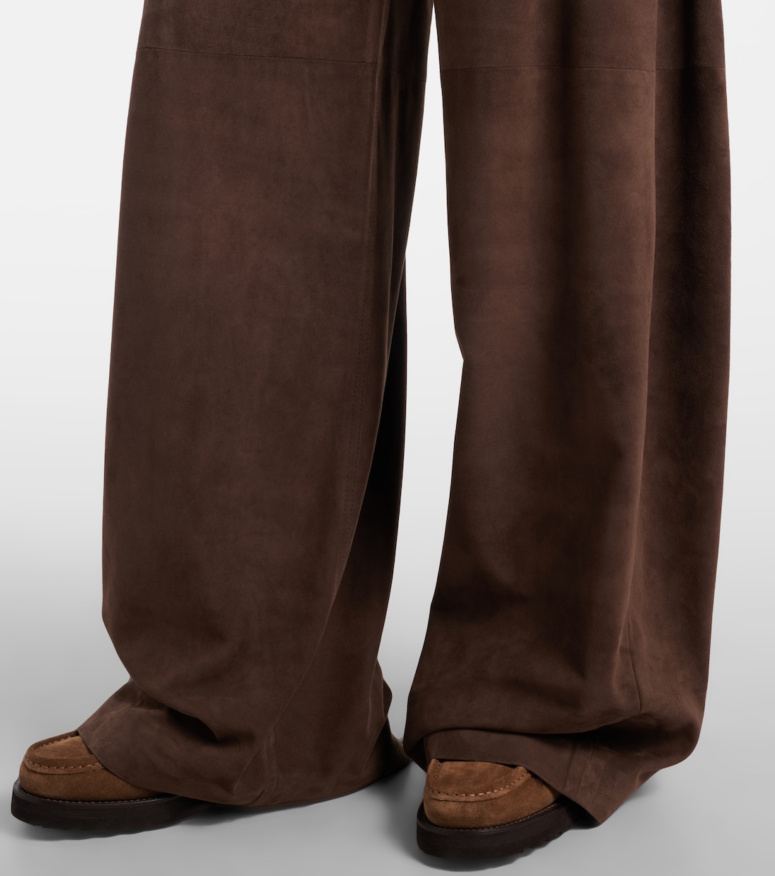 Pantalones anchos de ante | Brunello Cucinelli