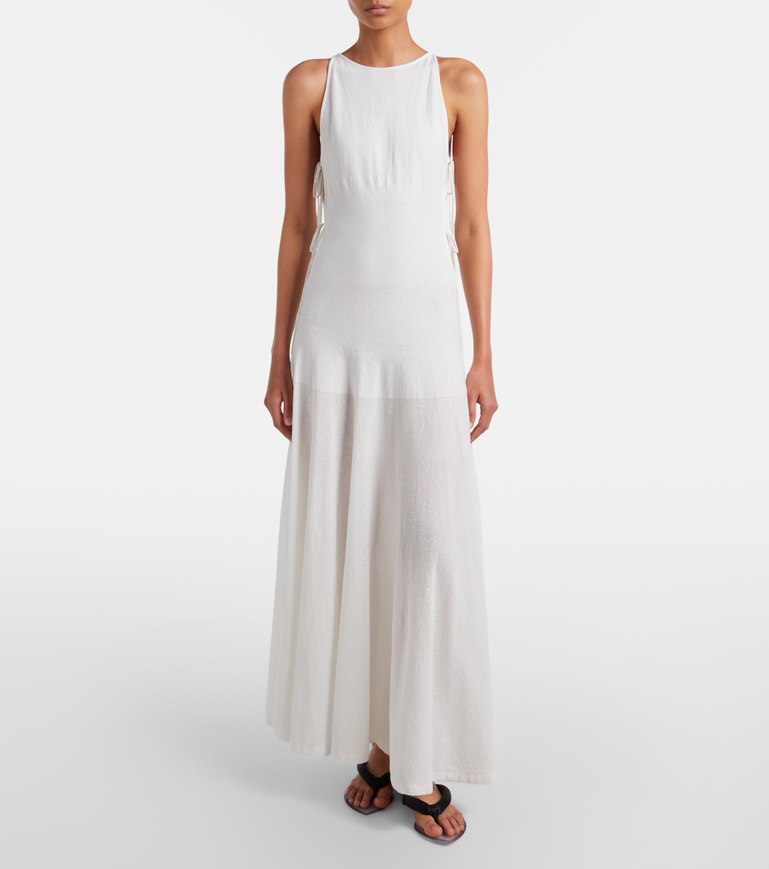 Maxikleid aus Baumwoll-Crêpe | Alaïa