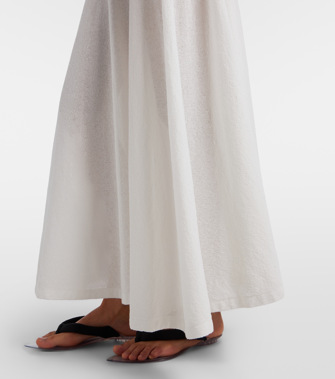 Maxikleid aus Baumwoll-Crêpe | Alaïa