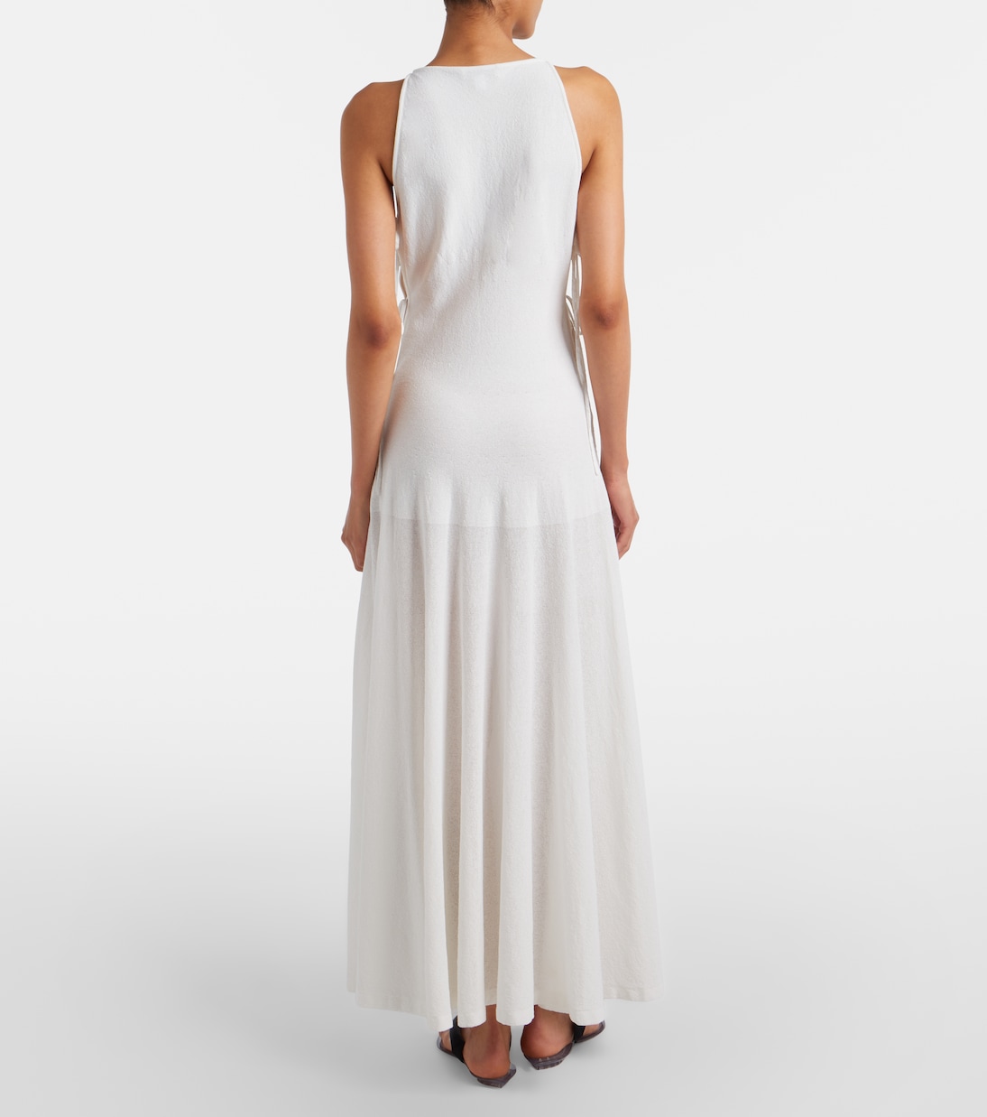 Maxikleid aus Baumwoll-Crêpe | Alaïa
