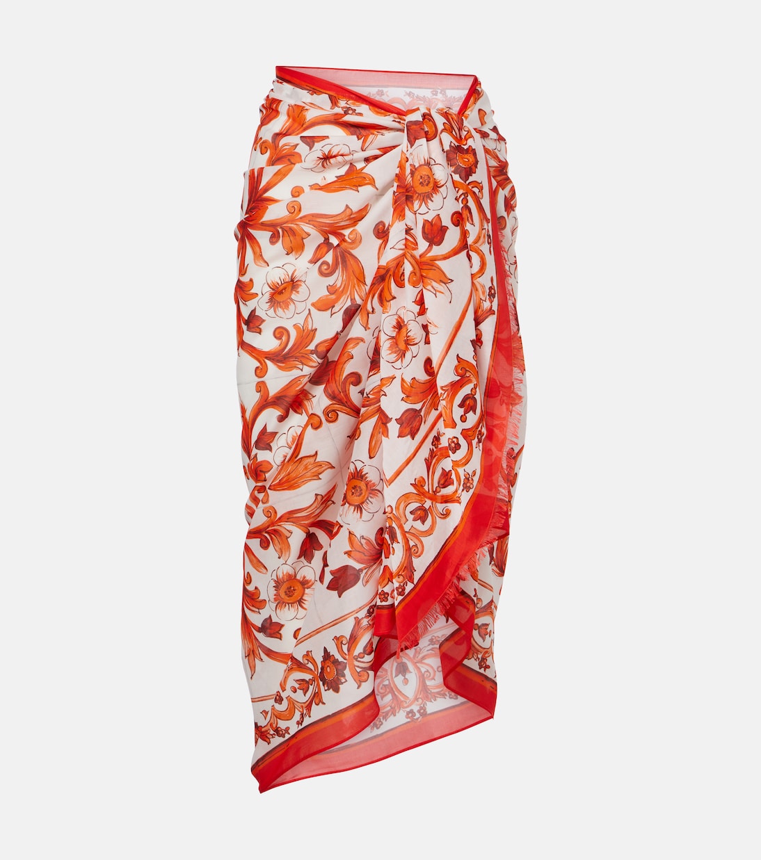 Majolica cotton beach cover-up | Dolce&Gabbana