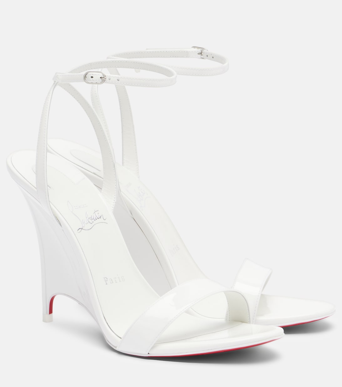 Sandalias con cuña Miss Z de charol | Christian Louboutin