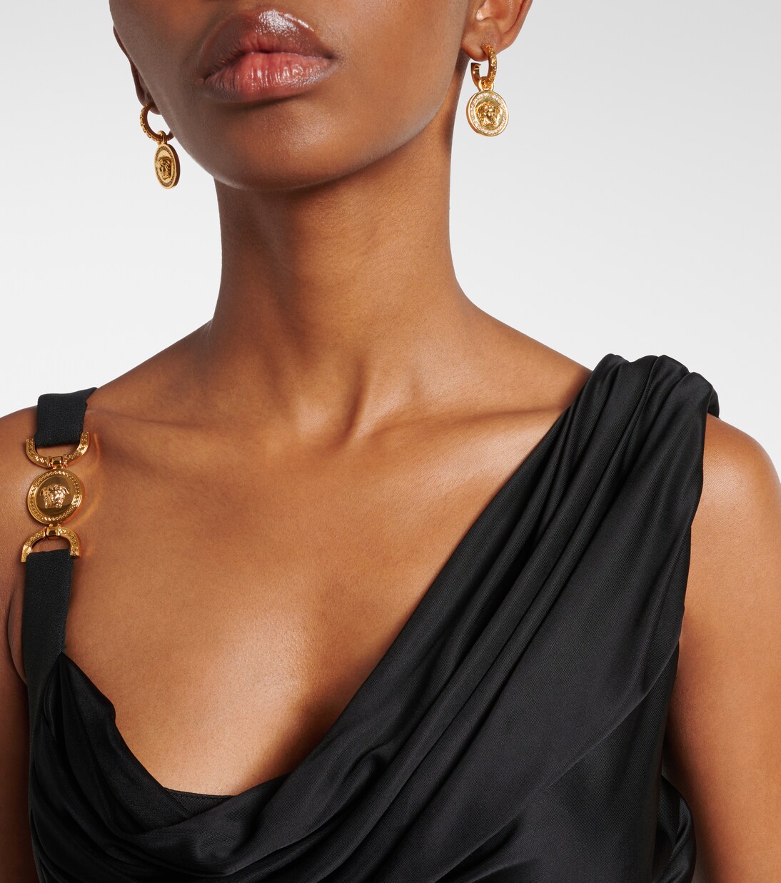 Ohrringe Greca and Medusa mit Kristallen | Versace