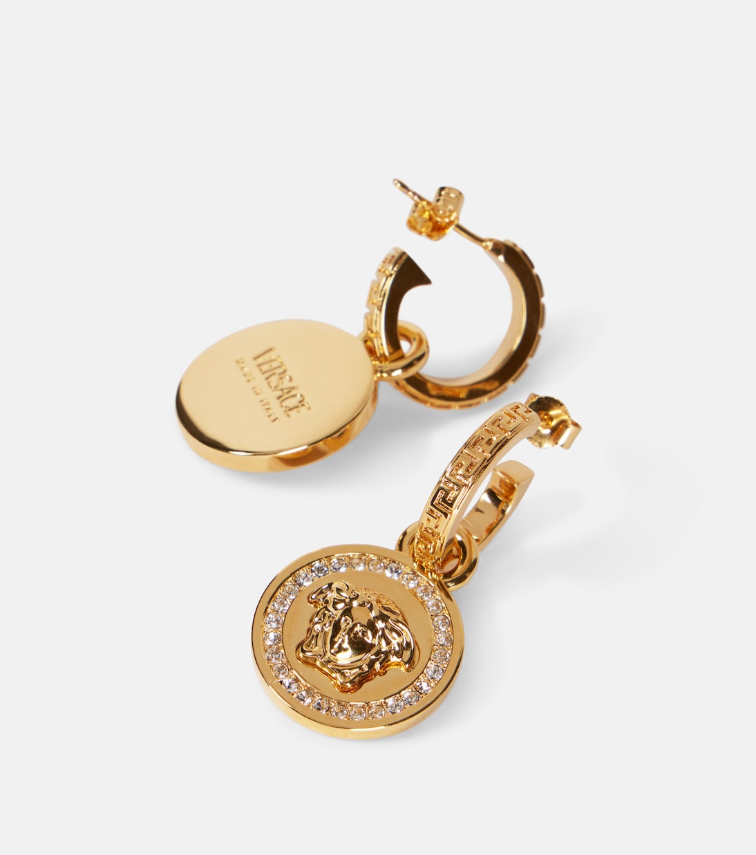 Ohrringe Greca and Medusa mit Kristallen | Versace