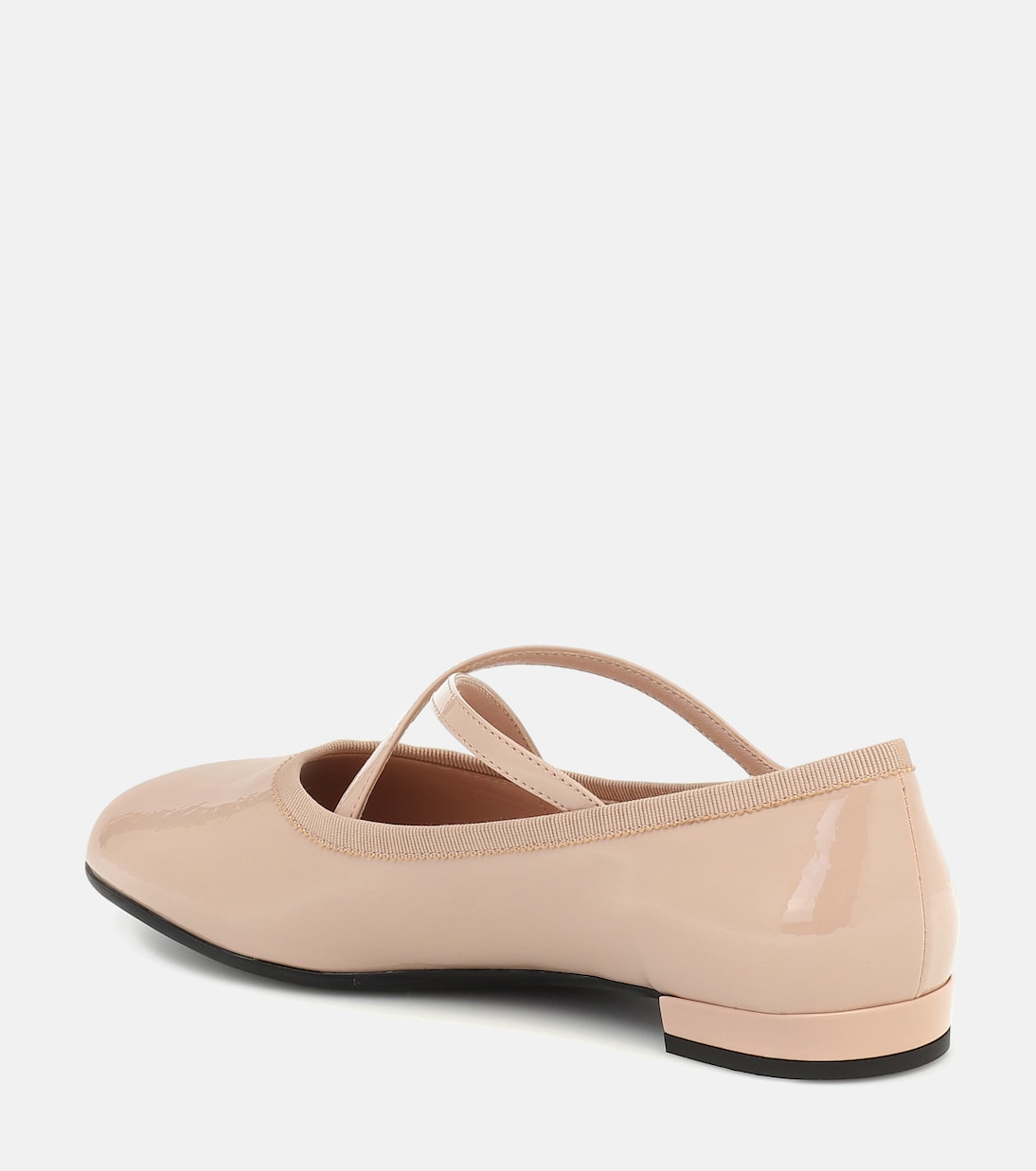 Ballerinas aus Lackleder | Miu Miu