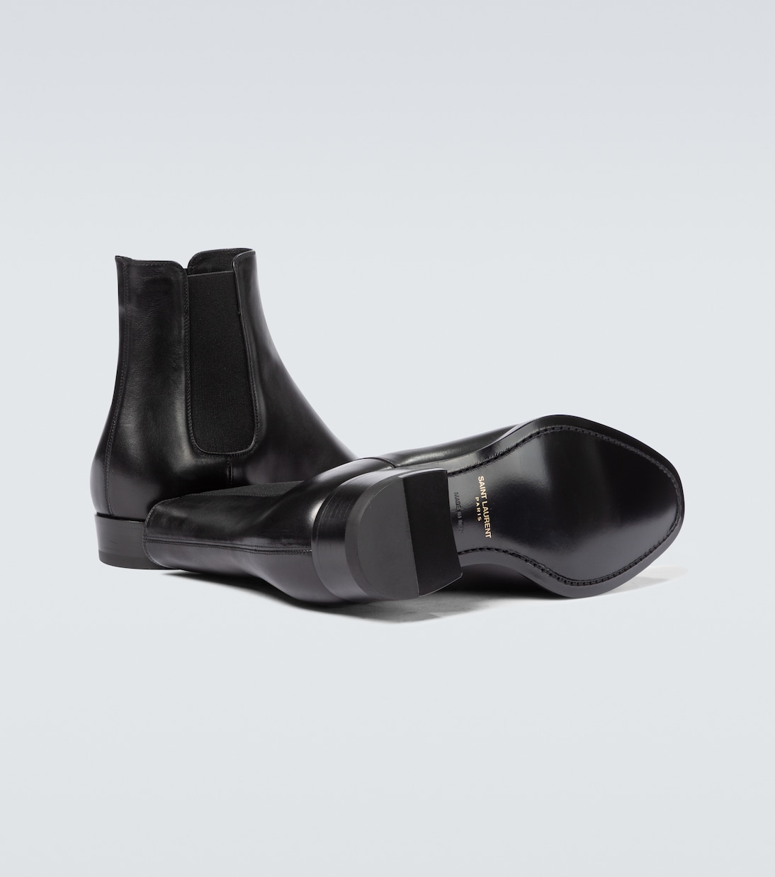 Wyatt leather Chelsea boots | Saint Laurent