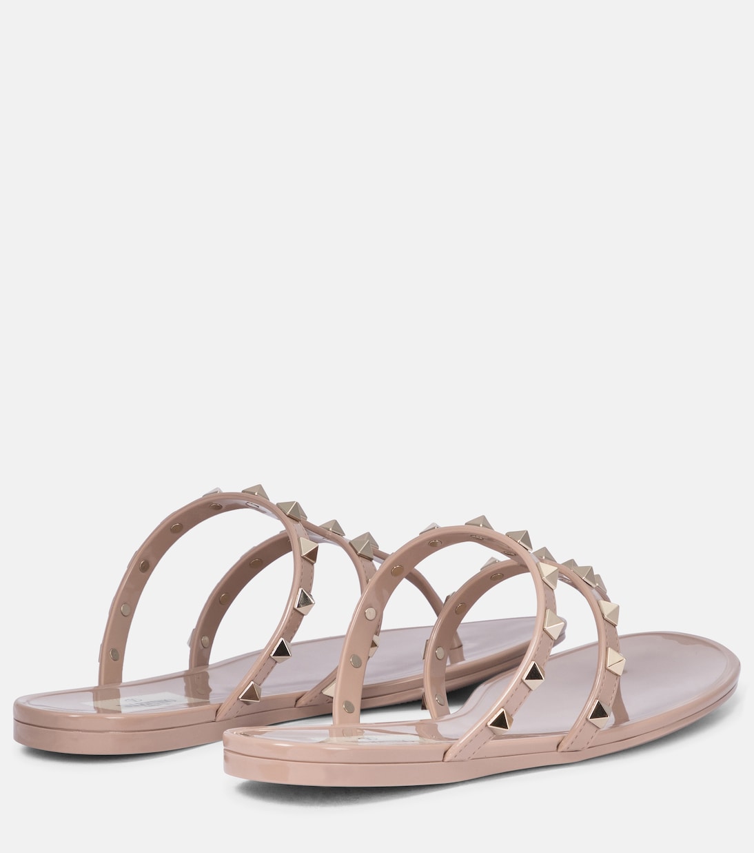 Rockstud PVC thong sandals | Valentino Garavani