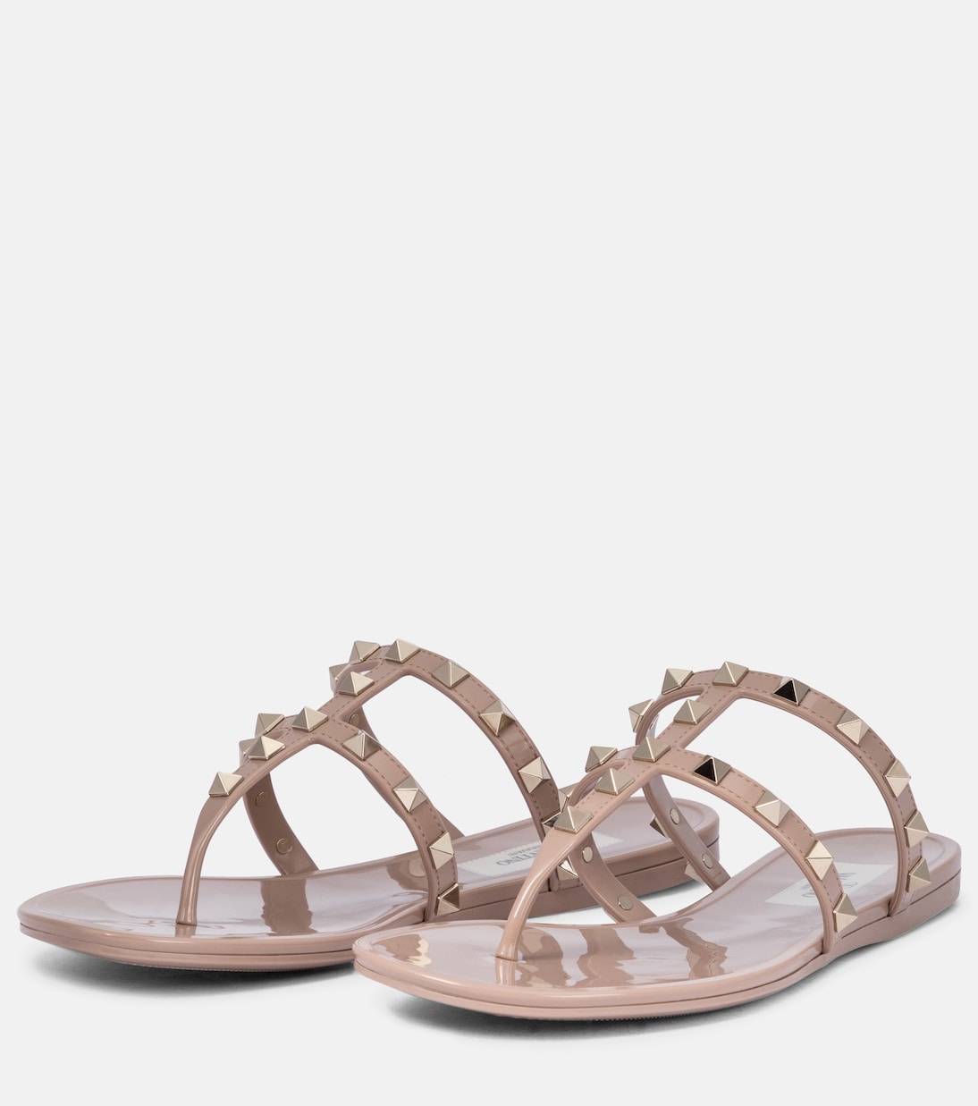 Rockstud PVC thong sandals | Valentino Garavani