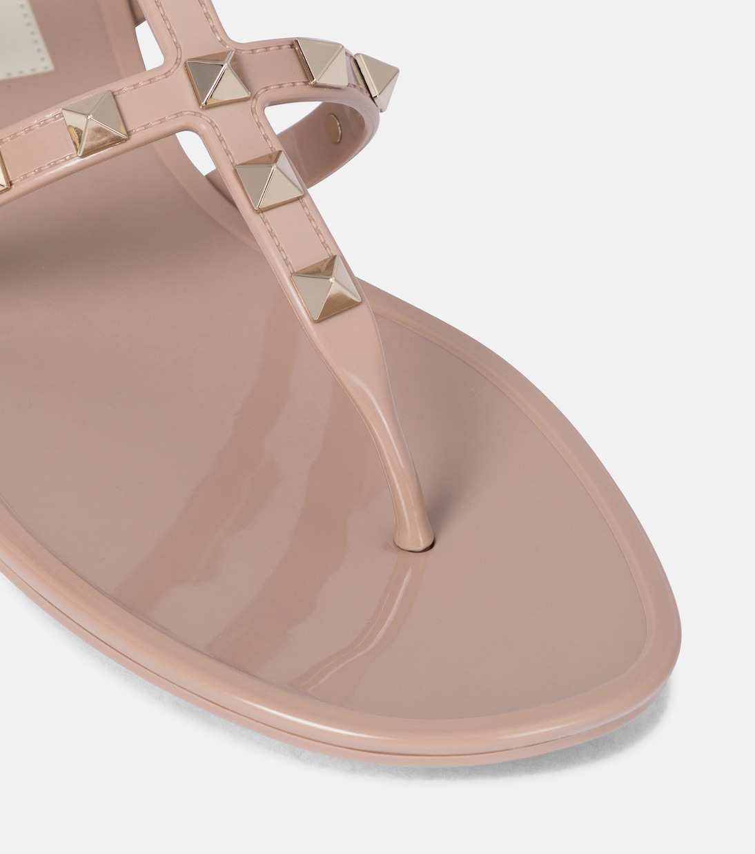 Rockstud PVC thong sandals | Valentino Garavani
