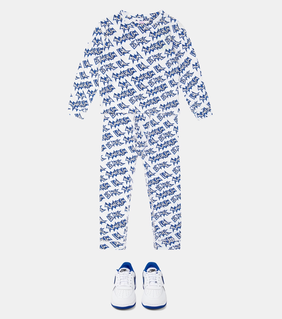 Logo cotton-blend pants | ERL Kids