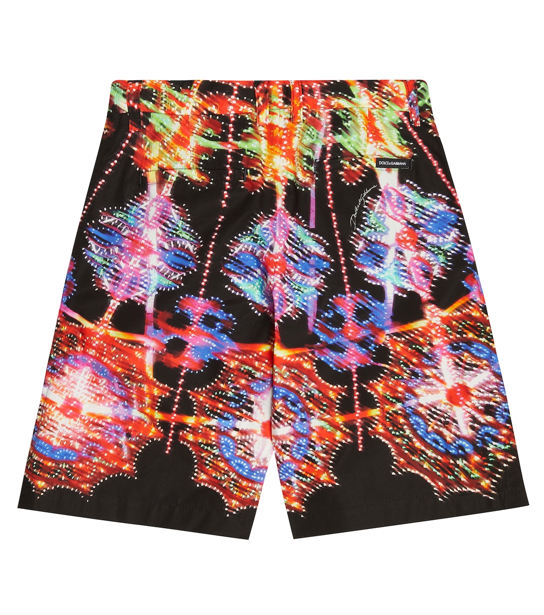 Bedruckte Shorts aus Baumwolle | Dolce&Gabbana Kids