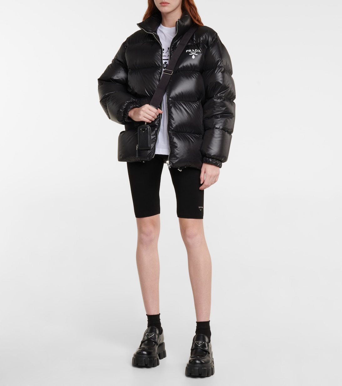 Logo down jacket | Prada