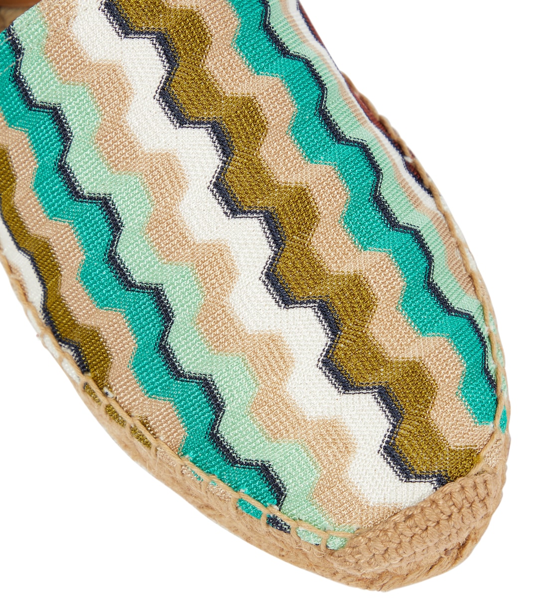 Zig-zag jacquard canvas espadrilles | Missoni Mare