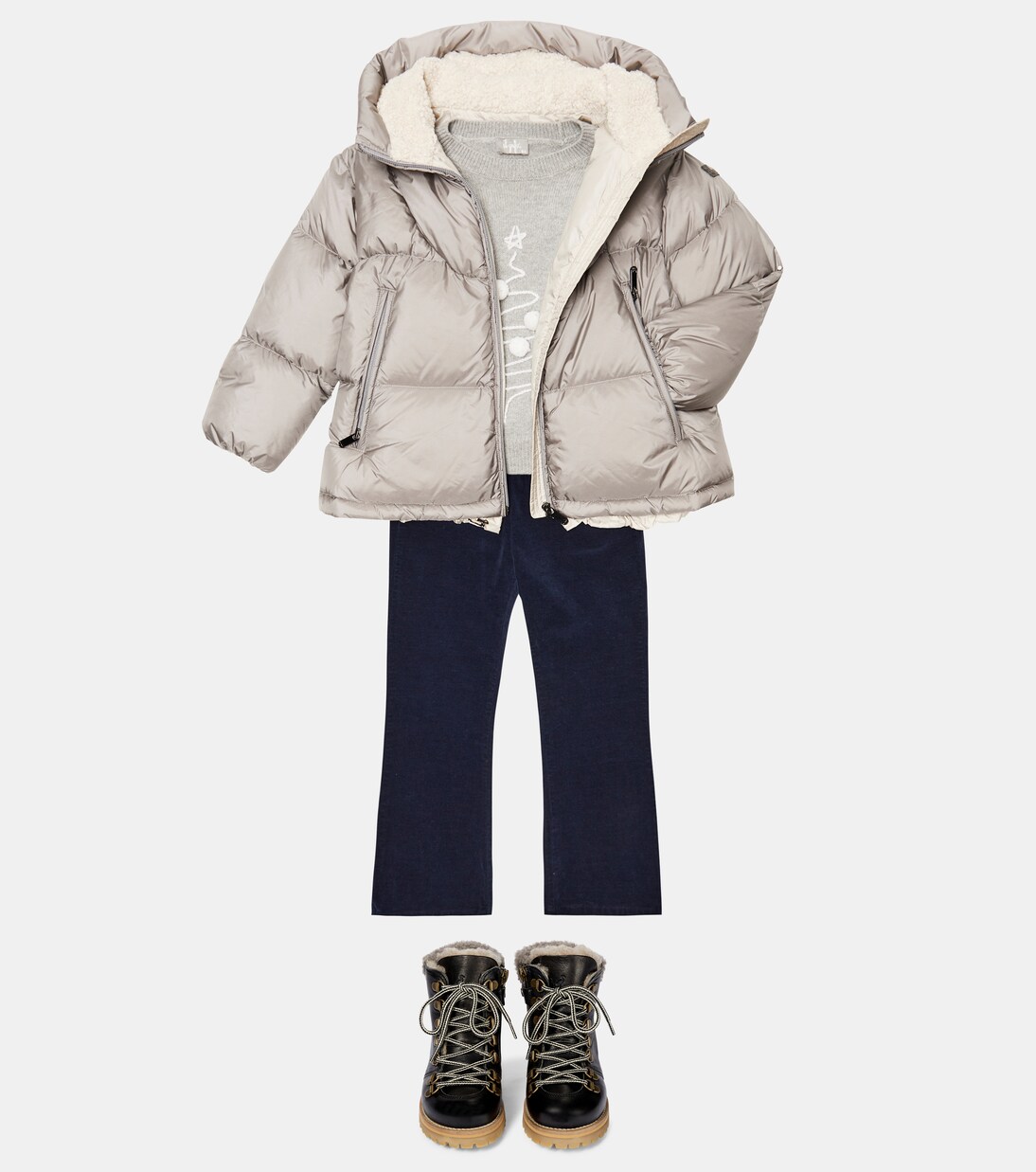 Hooded down jacket | Il Gufo