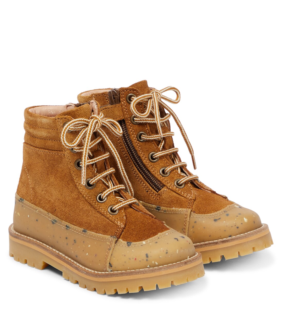 Speckled suede ankle boots | Petit Nord