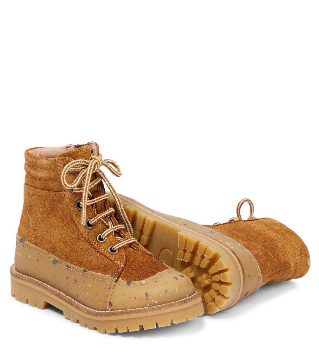 Speckled suede ankle boots | Petit Nord