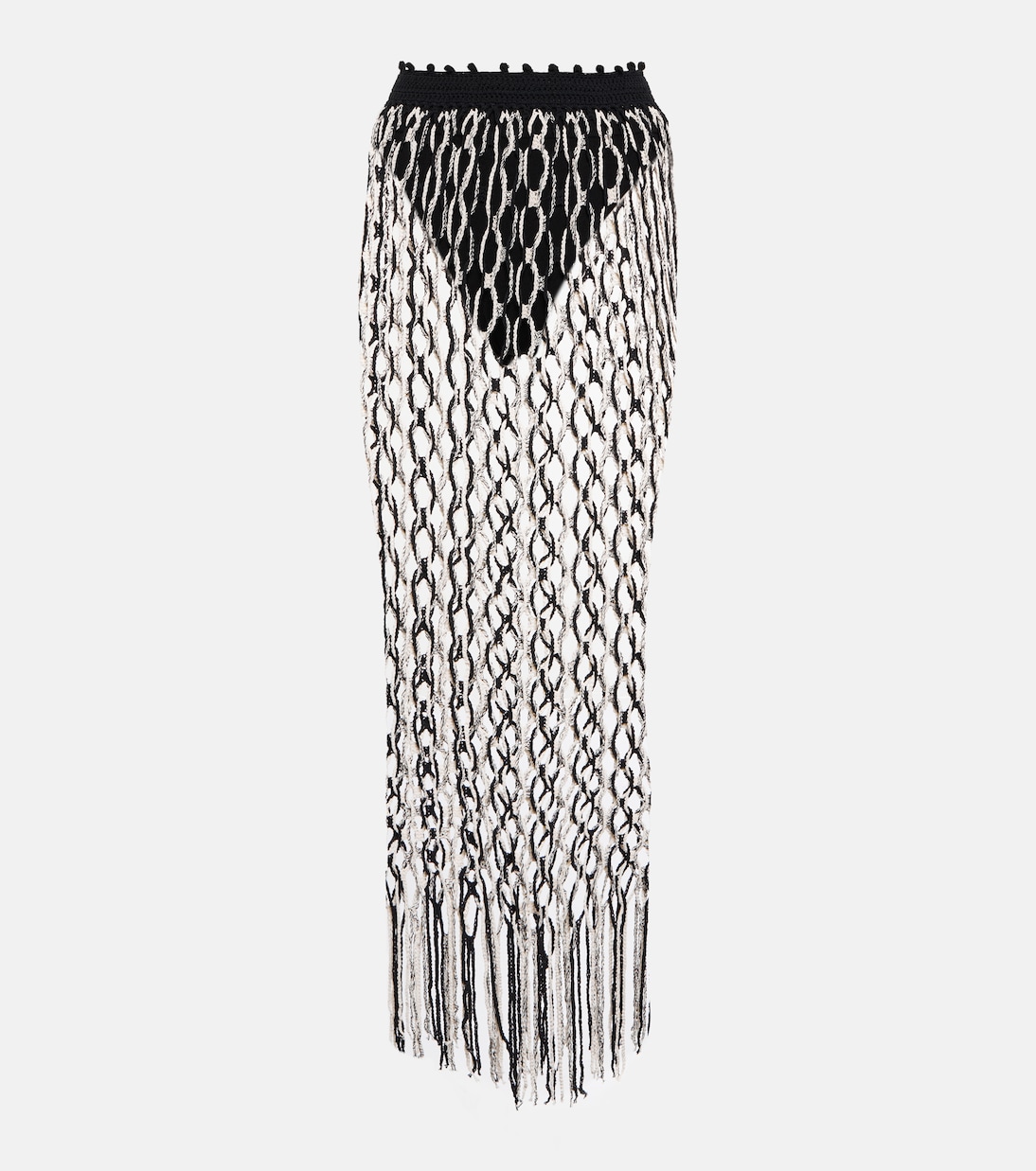 Maxirock aus Häkelstrick | Dion Lee