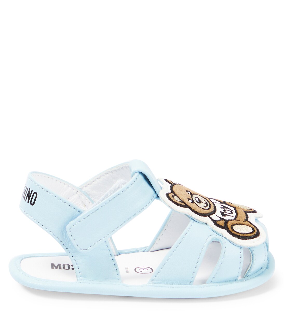 Baby Logo leather sandals | Moschino Kids