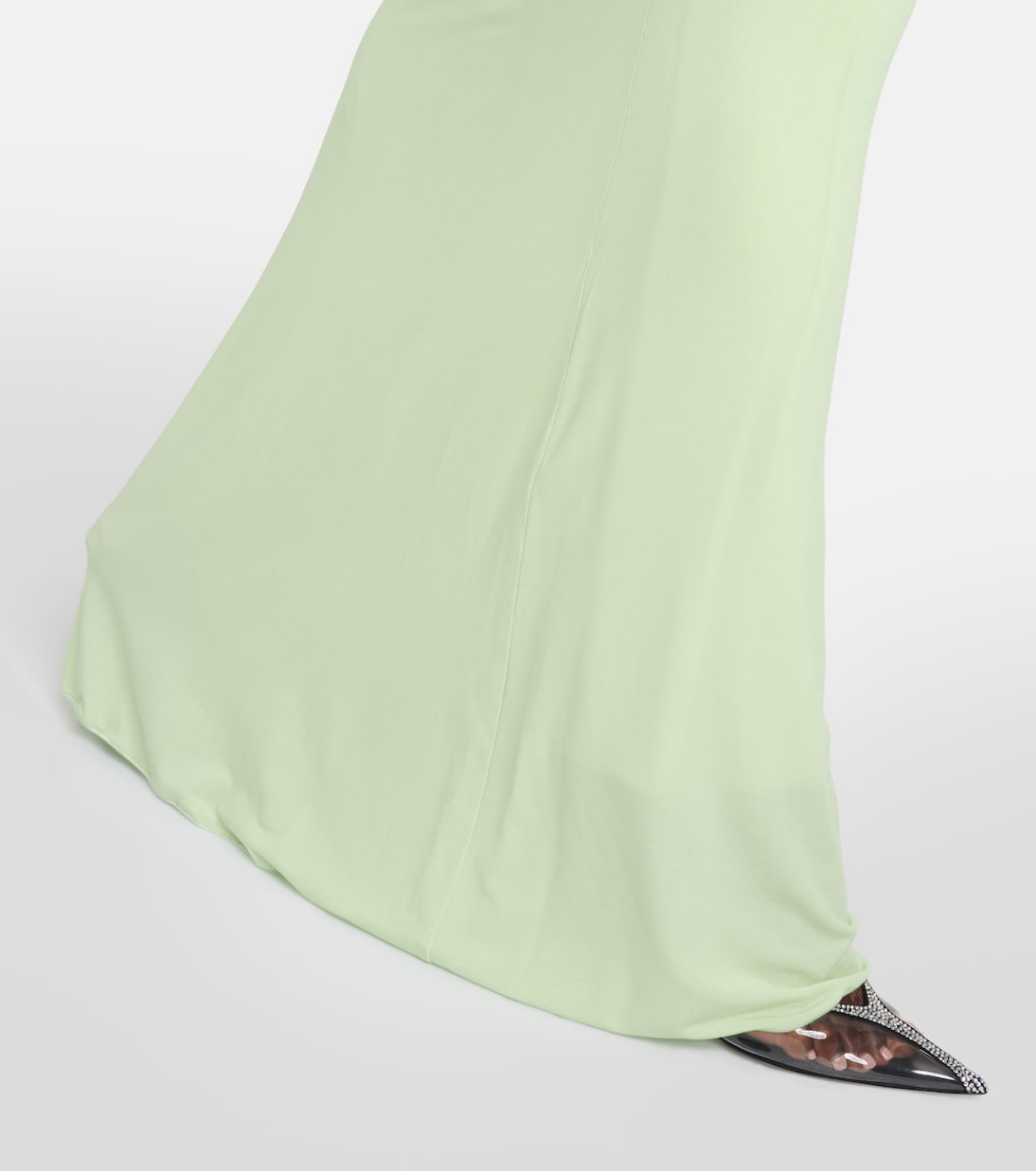 Verzierte Off-Shoulder-Robe | Blumarine