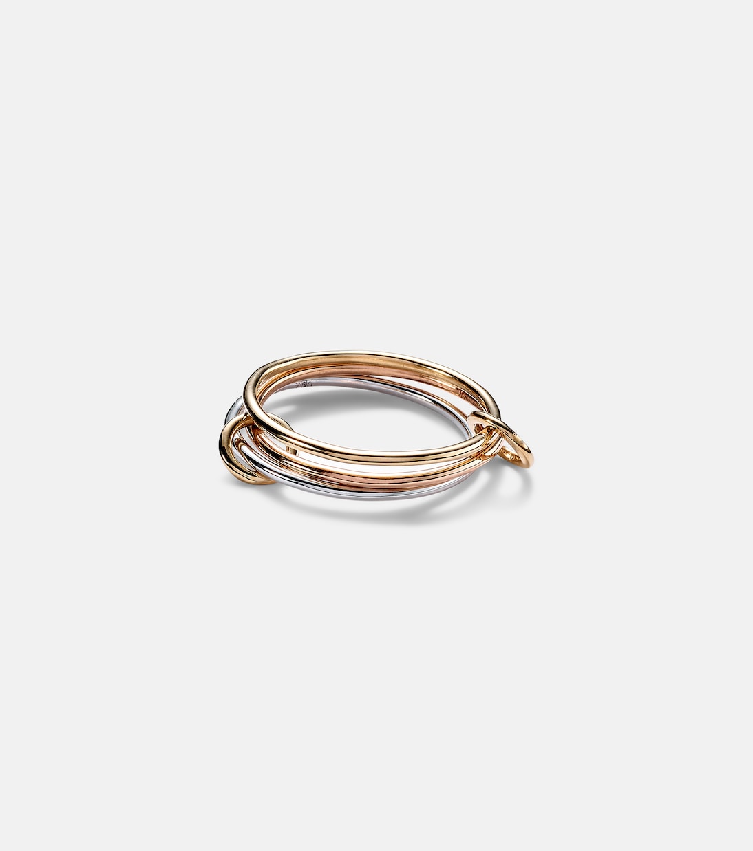 Ring Cyllene MX aus 18kt Rosé-, Gelb- und Weißgold | Spinelli Kilcollin