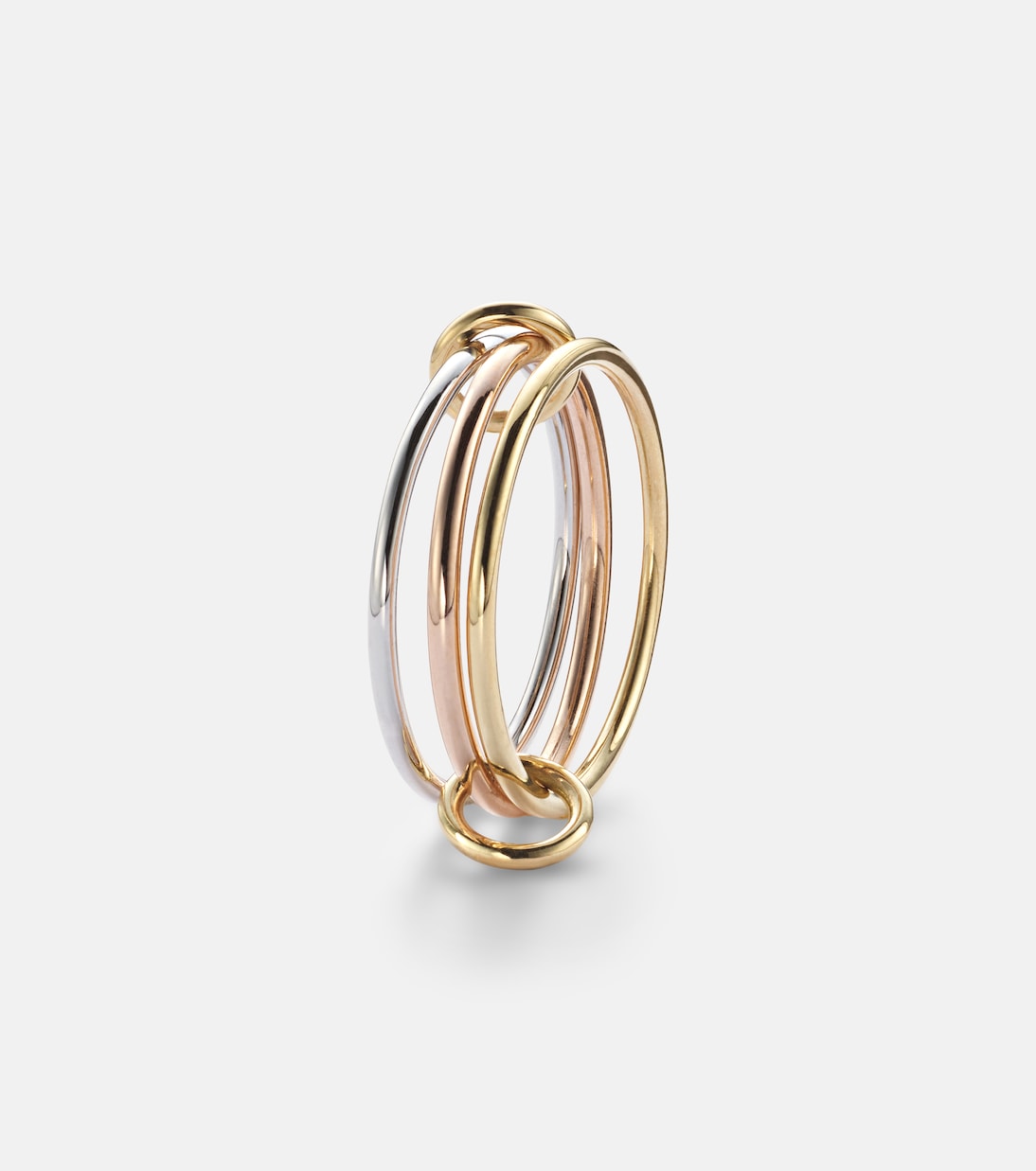 Ring Cyllene MX aus 18kt Rosé-, Gelb- und Weißgold | Spinelli Kilcollin