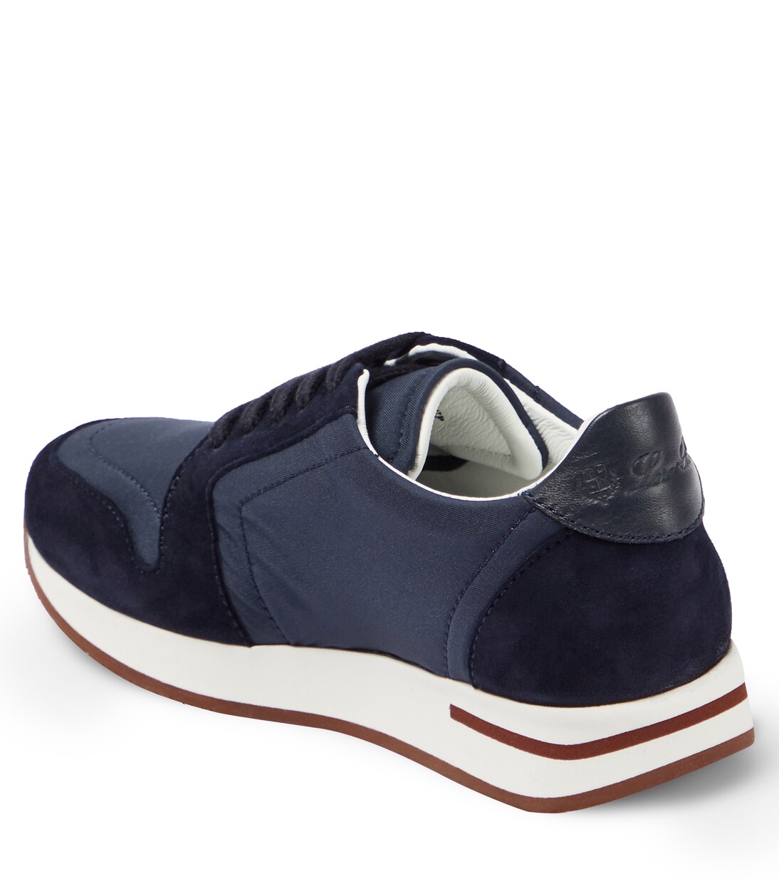 My Wind suede-trimmed sneakers | Loro Piana Kids