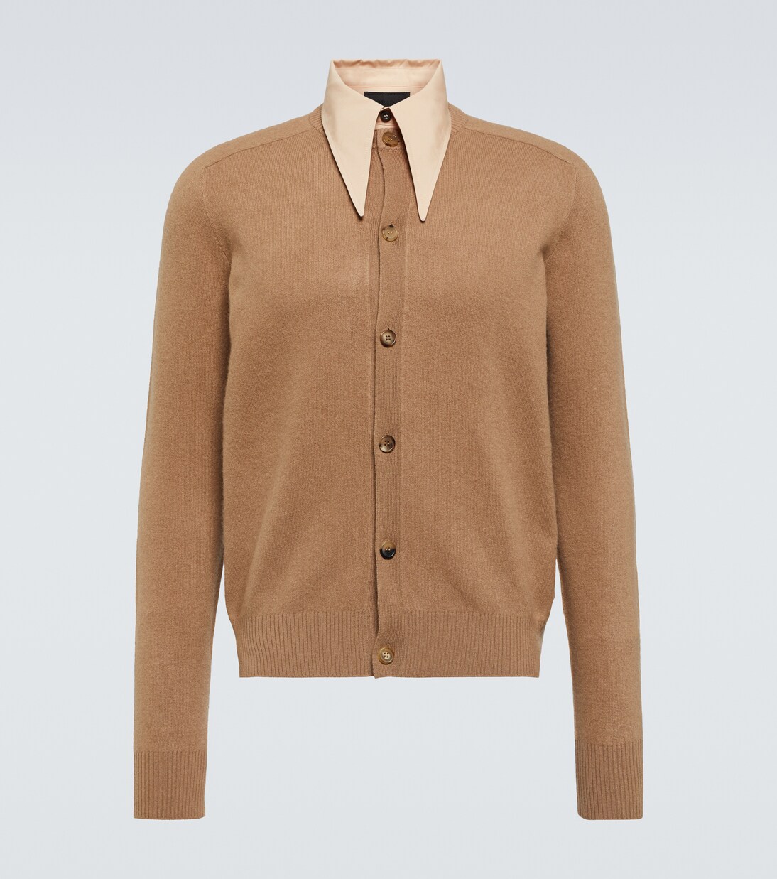Layered cashmere cardigan | Prada