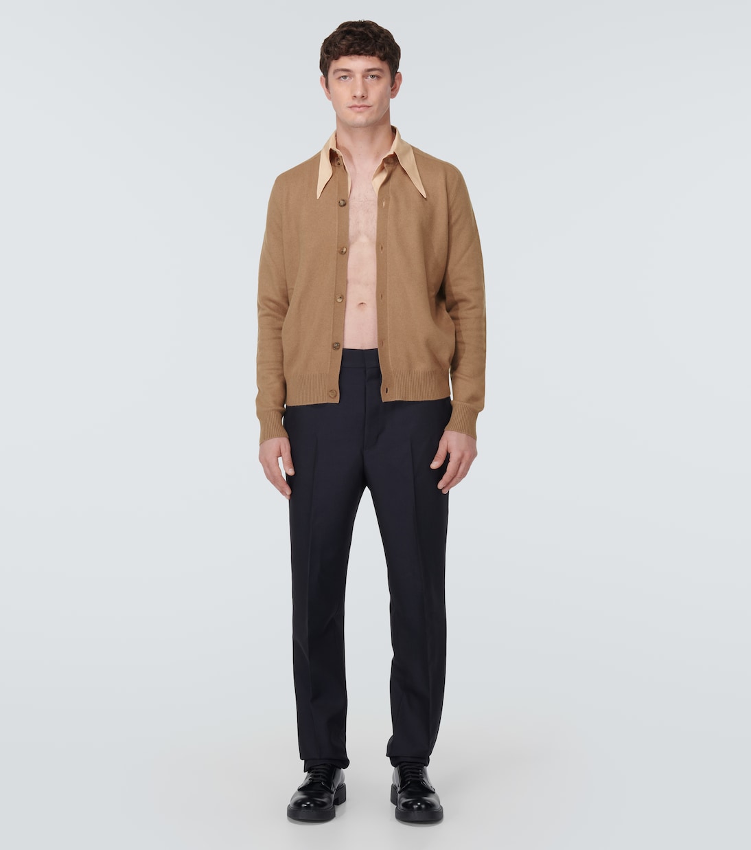 Layered cashmere cardigan | Prada