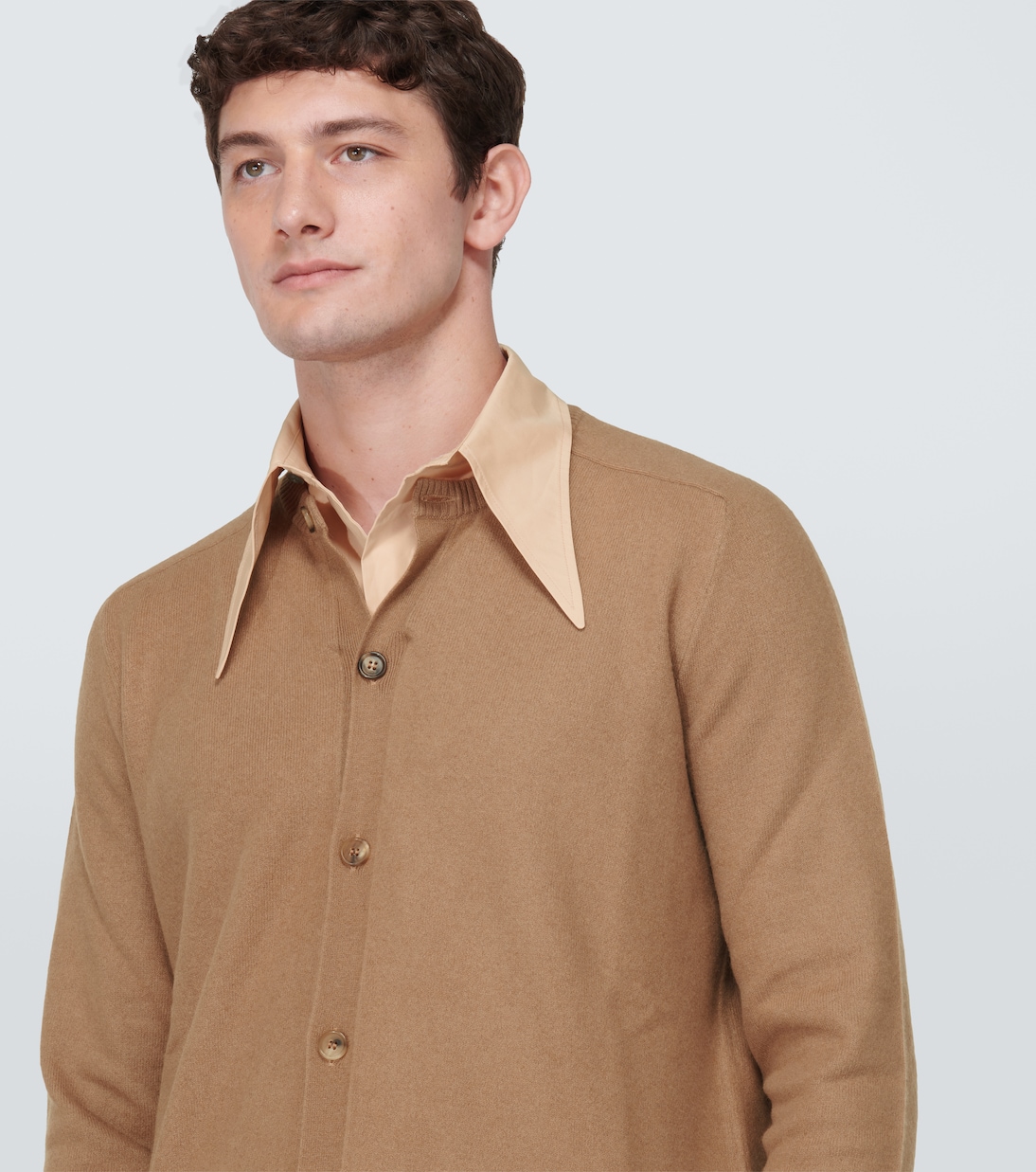 Layered cashmere cardigan | Prada