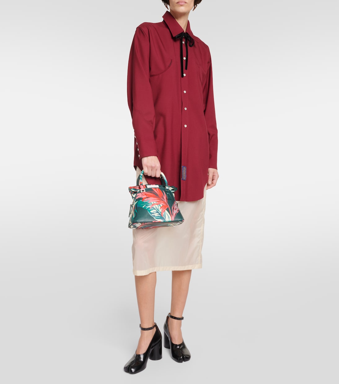 Schultertasche 5AC Classique Micro aus Leder | Maison Margiela